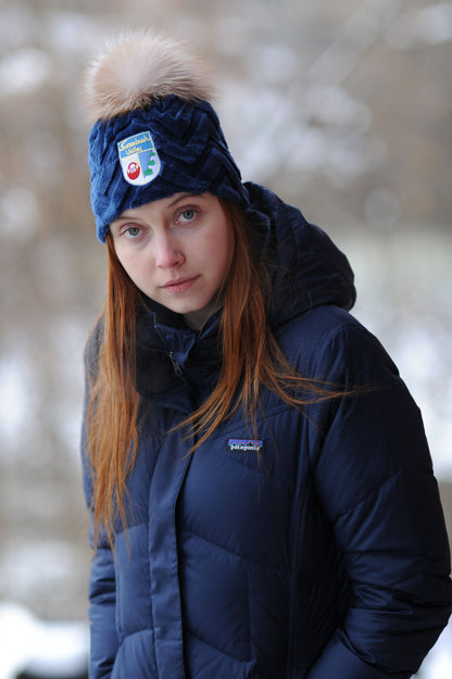 Women's Après Ski Beanie | Custom Ski-Resort Pom Hat