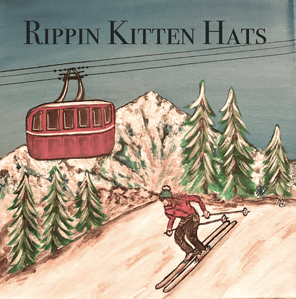 Picture of Rippin Kitten Hats logo for winter hat brand 